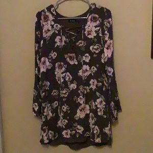 Cute long sleeve summer dress